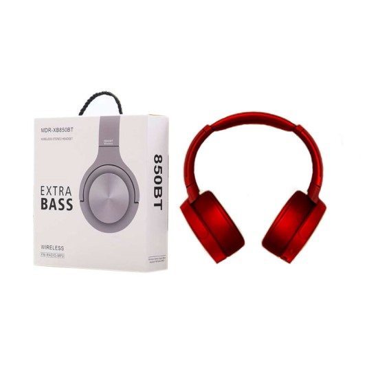 BLUETOOTH HEADPHONE WIRELESS YX-33 RED